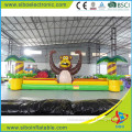 Commercial Grade Bungeerun Banana Competition Outdoor Inflatable Game for Adults And Kids